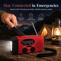 📻 Emergency Solar Hand Crank Radio – AM/FM & NOAA Weather Alerts