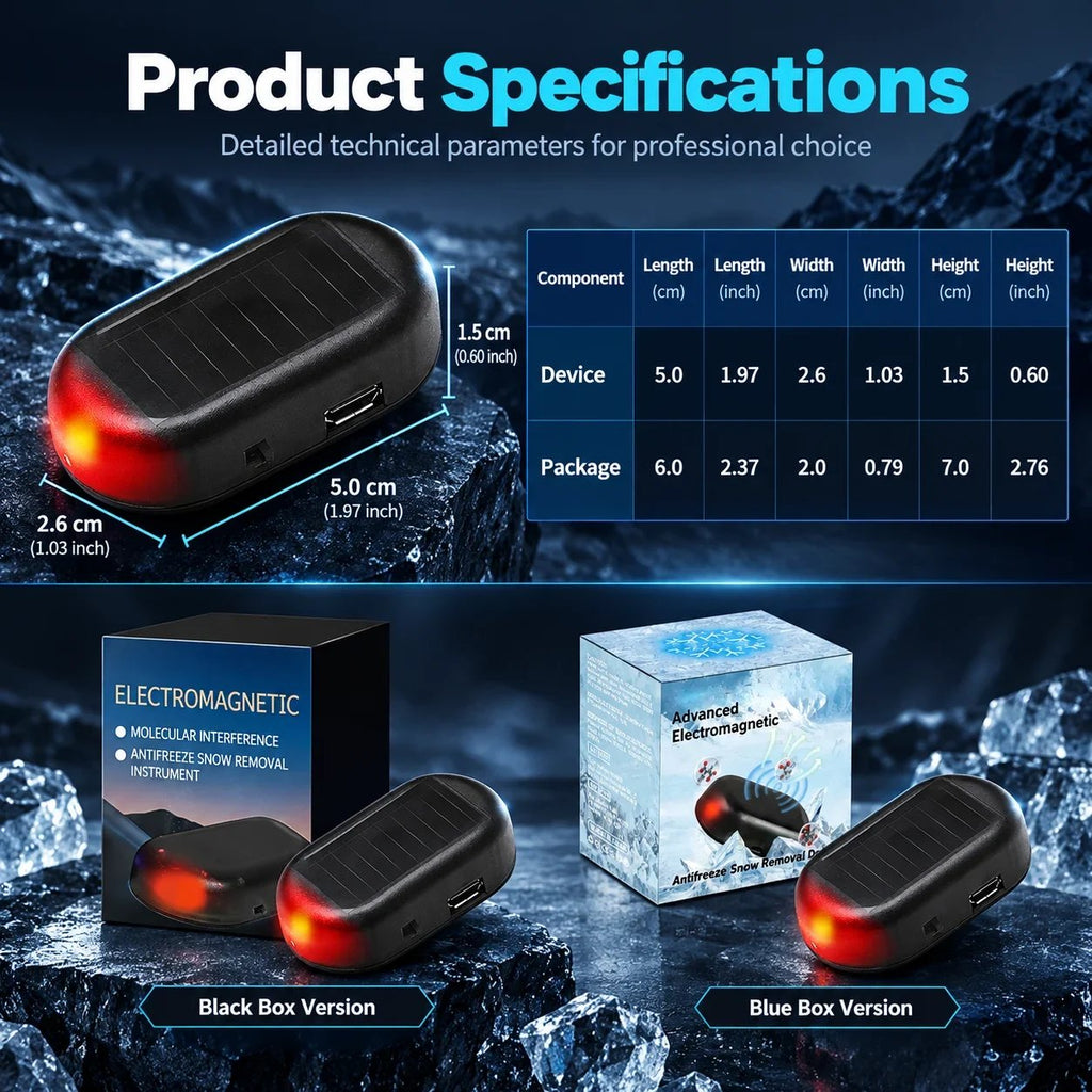 🔥Hot Sale🚗Electromagnetic Snow Removal & Anti-Freeze Device for Vehicles — Molecular Interference Technology❄️