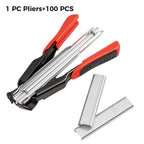 Hog Ring Pliers Kit –Heavy Duty Fence & Cage Fastening Tool
