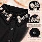 ✨ Jeweled Detachable Collar-Instant Elegance & Effortless Layering